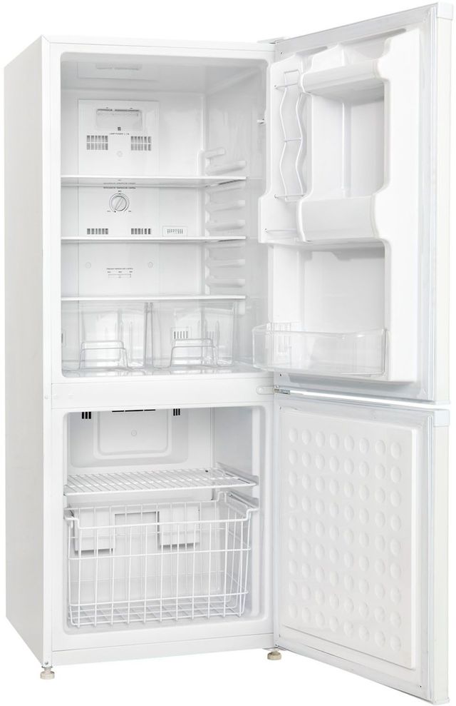 Danby® 9.2 Cu. Ft. White Bottom Freezer Refrigerator-2