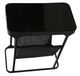 Sagebrook Home Black 22" Metal Magazine Rack-3