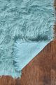Linon Flokati Pastel Blue 5'x8' Area Rug-4
