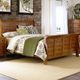 Liberty Furniture Grandpas Cabin Aged Oak Queen Sleigh Bed-1