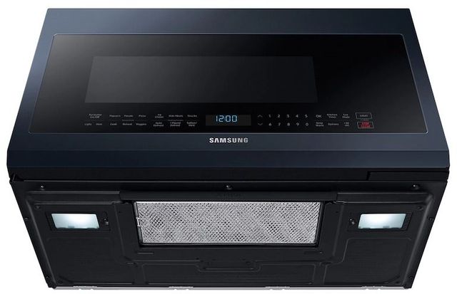 Samsung BESPOKE 2.1 Cu. Ft. Navy Steel Over The Range Microwave-2