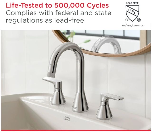 American Standard Studio® S Polished Chrome Single Hole Single-Handle Vessel Sink Faucet with Lever Handle-4