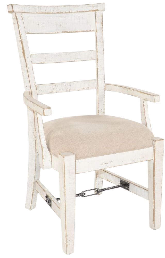 Sunny Designs™ Marina White Sand Arm Chair-0