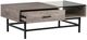 Magnussen Home® Fenwick Whitetail Brown Lift Top Cocktail Table with Matte Black Base-2
