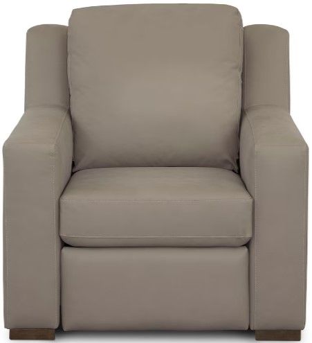 Bassett® Furniture Customizable BenchMade Motion Somers Leather Reclining Chair-1