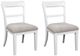Signature Design by Ashley® Greddinton Gray/White Upholstered Dining Side Chair-3