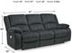 Signature Design by Ashley® Draycoll Slate Power Reclining Sofa-2