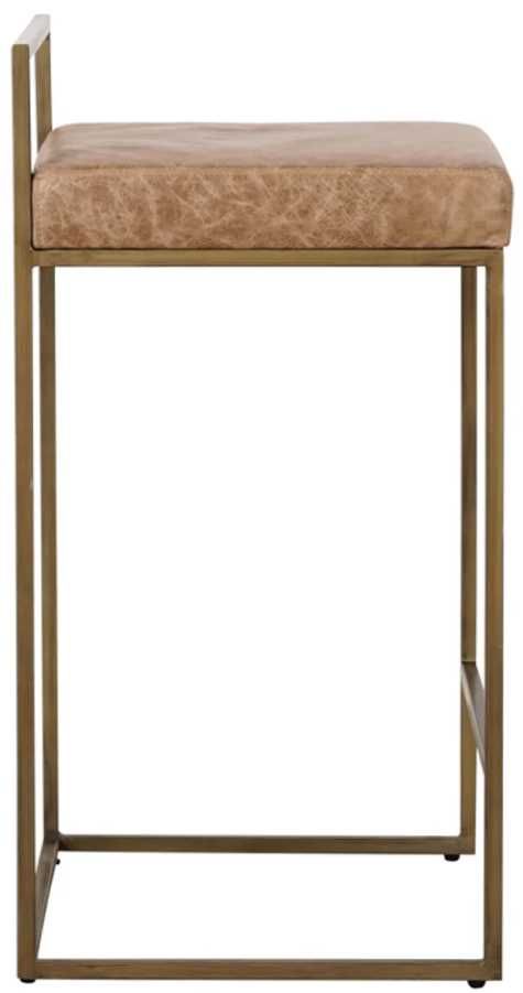 Classic Home Belfort Gold/Sedona Brown 26'' Counter Stool-2