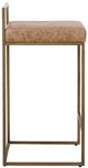 Classic Home Belfort Gold/Sedona Brown 26'' Counter Stool-2