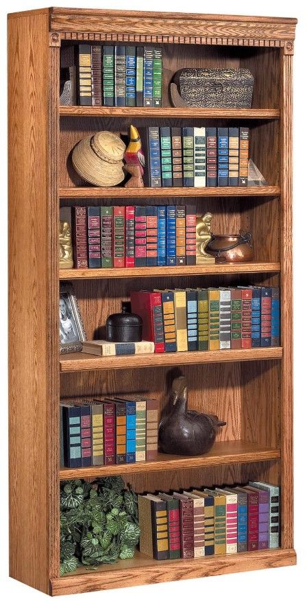 Martin Furniture Huntington Wheat 72" Open Bookcase-0