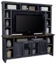 aspenhome® Eastport Drifted Black 84" Console and Hutch-3