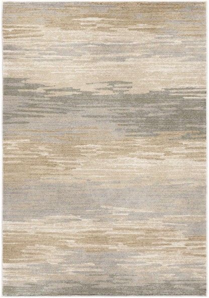 Orian Riverstone Distant Meadow Bay Beige 5'x8' Area Rug-0