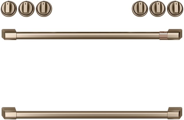 Café™ Brushed Bronze Front Control Gas Knobs and Handle Kit-0