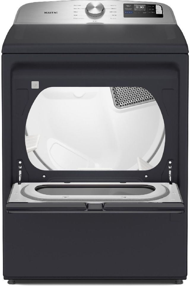 Maytag 7.4 Cu. Ft. Midnight Steel Electric Dryer with Advanced Moisture Sensing-1