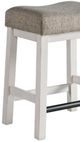 Intercon Drake French Oak/Rustic Gray 19" Backless Stool-2