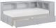 Homelegance® Orion Gray Youth Twin Storage Bookcase Corner Bed-3