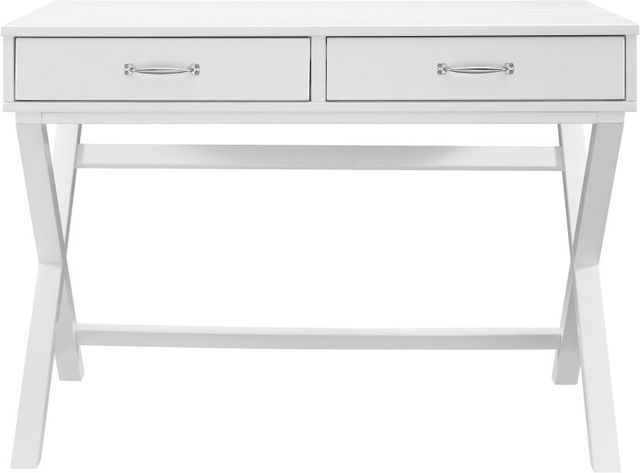 Linon Penney White Writing Table -0