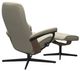 Stressless® by Ekornes® Customizable Consul Medium Manual Recliner and Ottoman with Cross Base-3