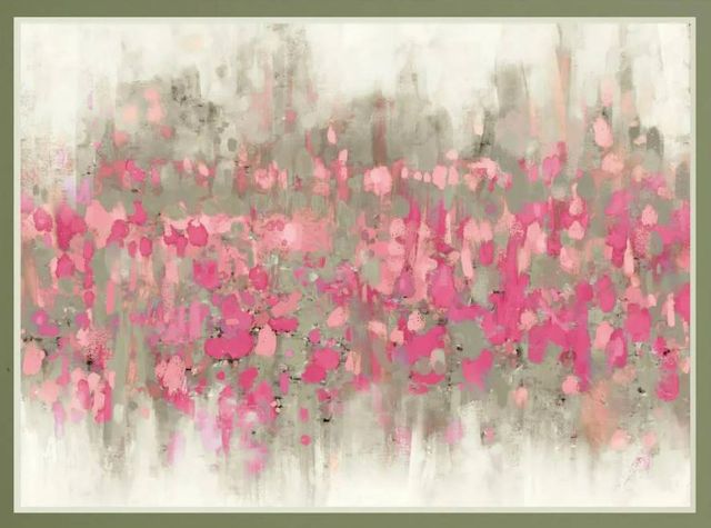 Classy Art Crossing Abstract II by DanMeneely Mirrored Frame Wall Art-1