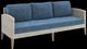 New Classic® Home Furnishings Carezza 5-Piece Dark Blue/Gray Fabric/Wicker Outdoor Conversation Set-2