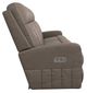 La-Z-Boy® Finley Stone Leather Power Wall Reclining Sofa with Headrest and Lumbar-3