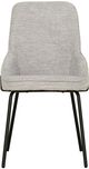 Primo™ International 3355 2-Piece Taupe Upholstered Accent Dining Chair Set-1