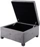 Olliix by Madison Park Charcoal Aspen Ottoman-0