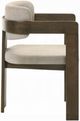 ACME Furniture Destin Light Gray/Walnut Upholstered Dining Side Chair-4