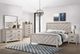 Elements International Eleanor White King Panel Bed-1