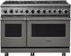 Viking® 7 Series 48" Damascus Gray Pro Style Dual Fuel Range-0