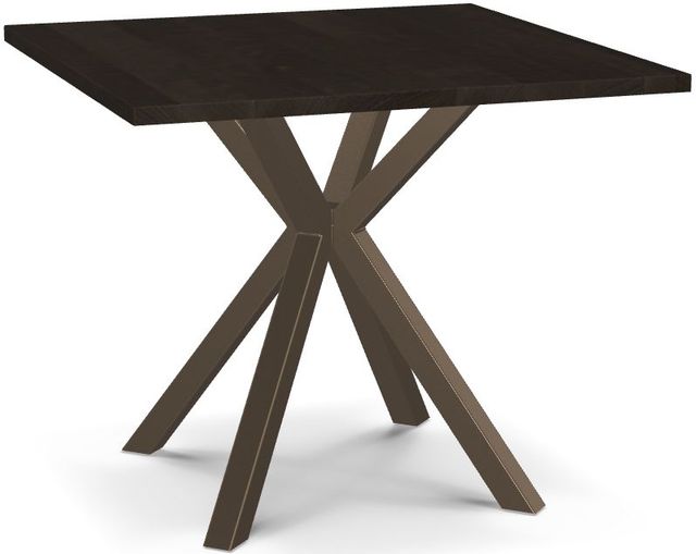 Amisco Customizable Asterisk Square Table with Metal Stand-0