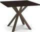 Amisco Customizable Asterisk Square Table with Metal Stand-0