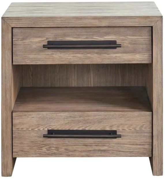 Universal Explore Home™ Dwell Boulder 2-Drawer Nightstand-1