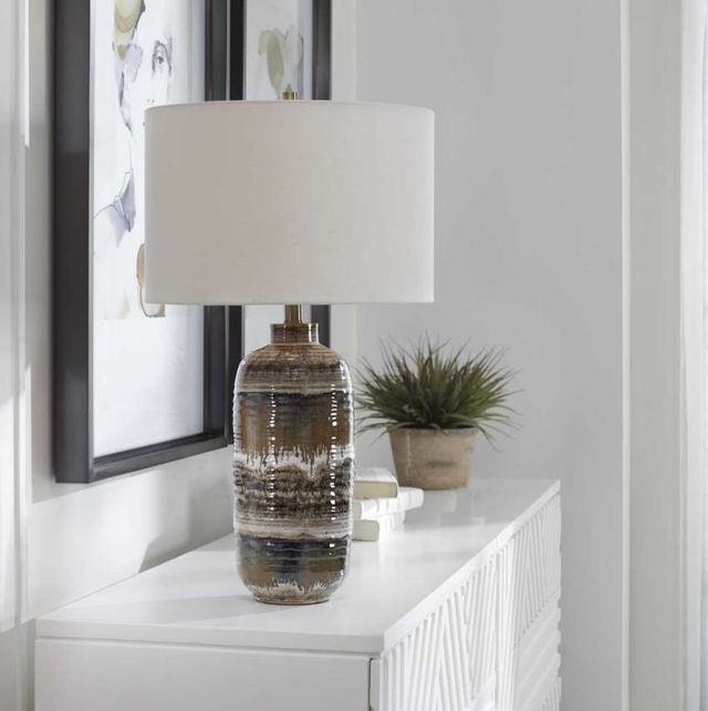 Uttermost® Roan Taupe Artisian Table Lamp-1