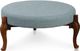 Stylecraft Dann Foley Lifestyle Light Blue Round Ottoman-0