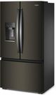 Whirlpool® 36" 23.4 Cu. Ft. Black Stainless Finish Counter Depth French Door Refrigerator with Nugget Ice-3