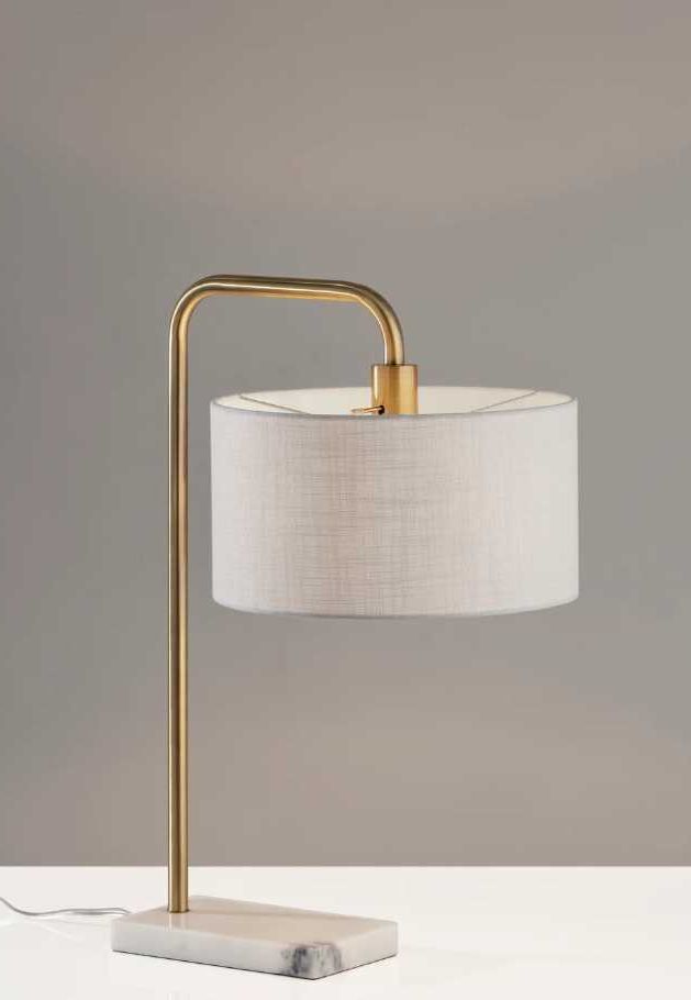 Adesso® Justine White Table Lamp-3