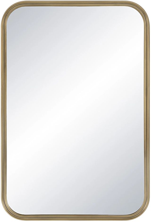 Renwil® Jyn Brushed Brass Accent Mirror-0