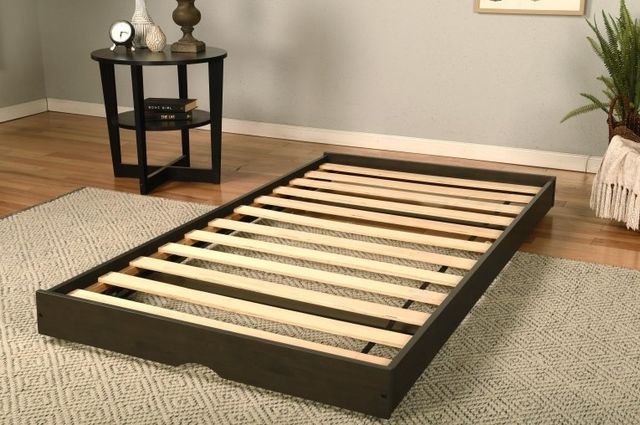Kodiak Furniture Sloane Canton Black/Graystone Twin Pop Up Trundle with Mattress-4