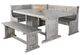 Sunny Designs™ Alpine 4-Piece Gray Breakfast Nook Set-0