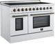 FORNO® Paolo 48" White Freestanding Induction Range -2