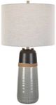 Uttermost® Coen Aged Black Glaze/Gray Table Lamp-0