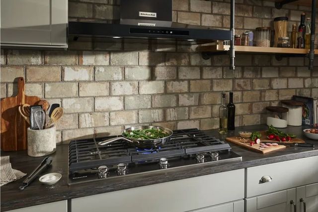 KitchenAid® 36" Black Stainless Steel with PrintShield™ Finish Wall Mount Canopy Range Hood-3