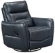 Homelegance® Thomas Dark Blue Manual Swivel Glider Reclining Chair-0