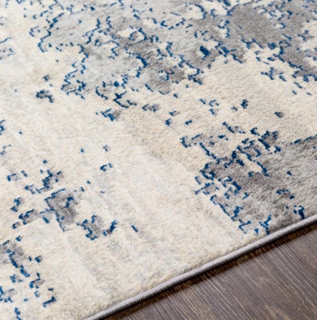 Surya Monaco Blue/Light Gray 4'x6' Area Rug-4