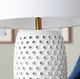 Crestview Collection Jameson White Multihole Table Lamp with Nightlight-2