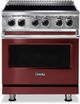 Viking® 30" Reduction Red Freestanding Induction Range-0