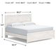 Signature Design by Ashley® Gerridan Gray/White 83" King Panel Bed-3