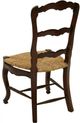 Furniture Classics French Brown Ladderback Dining Side Chair-2