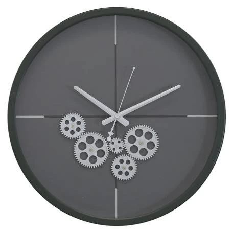 YHD Black/Gray Chic Wall Clock-0